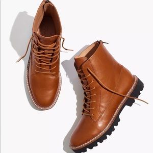 Madewell lugsole leather boots